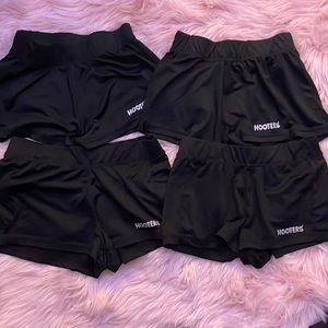 Black Hooters shorts